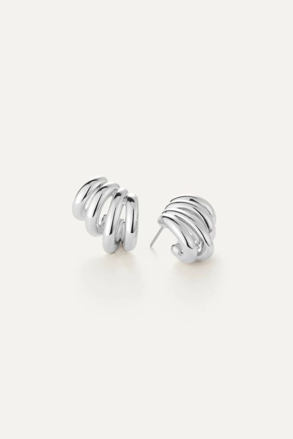 Jenny Bird Monroe Earrings - Silver