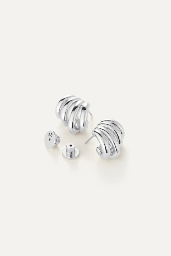 Jenny Bird Monroe Earrings - Silver
