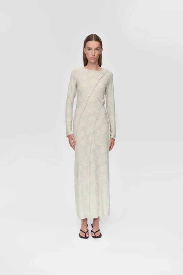 Minimum Samara LS Long Dress - Desert Sage