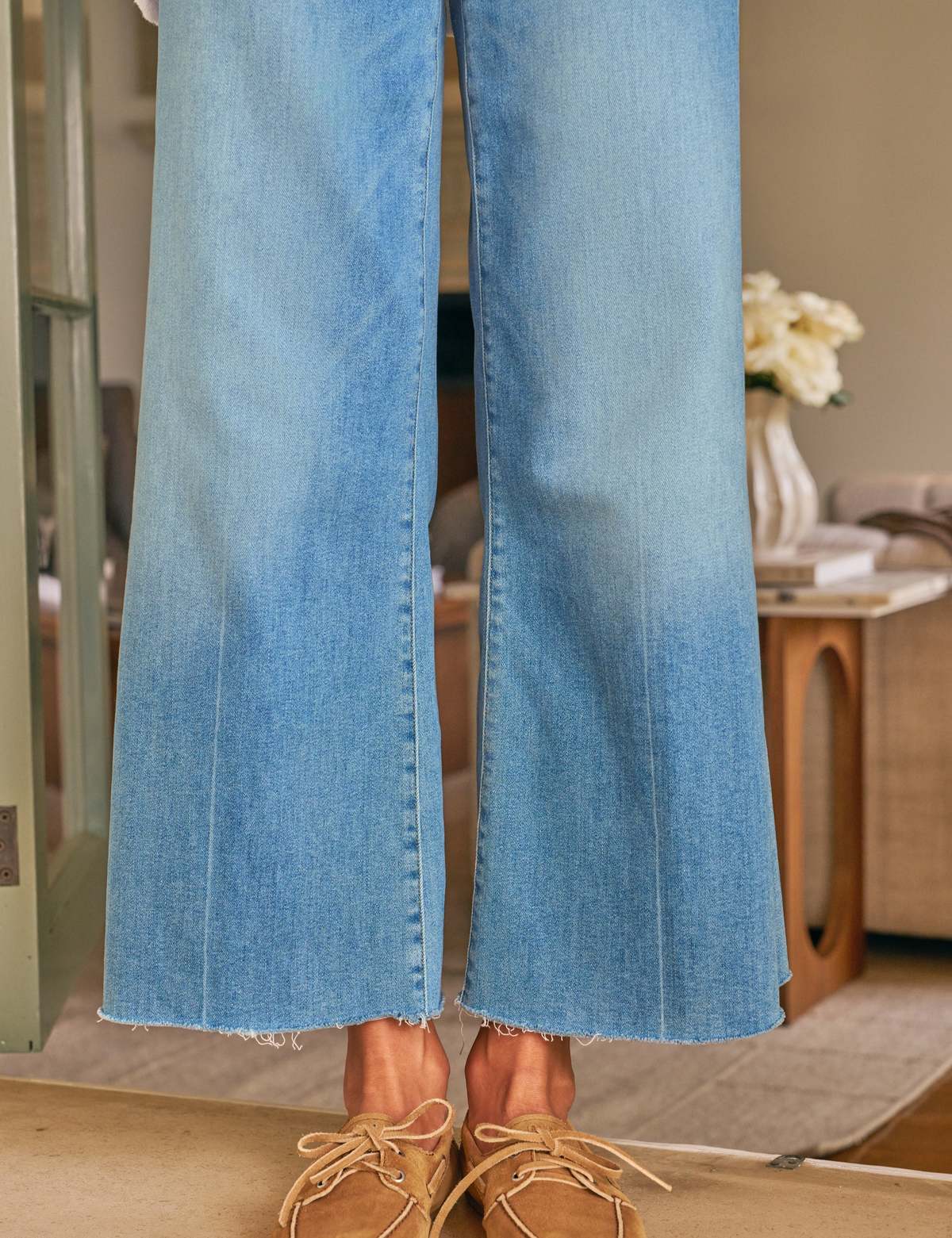Frank & Eileen Galway Wide-Leg Jeans - Light Blue Wash - Image 2 of 5