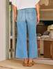 Frank & Eileen Galway Wide-Leg Jeans - Light Blue Wash - Thumbnail 4