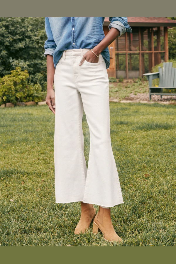 Frank & Eileen Galway Wide-Leg Jeans