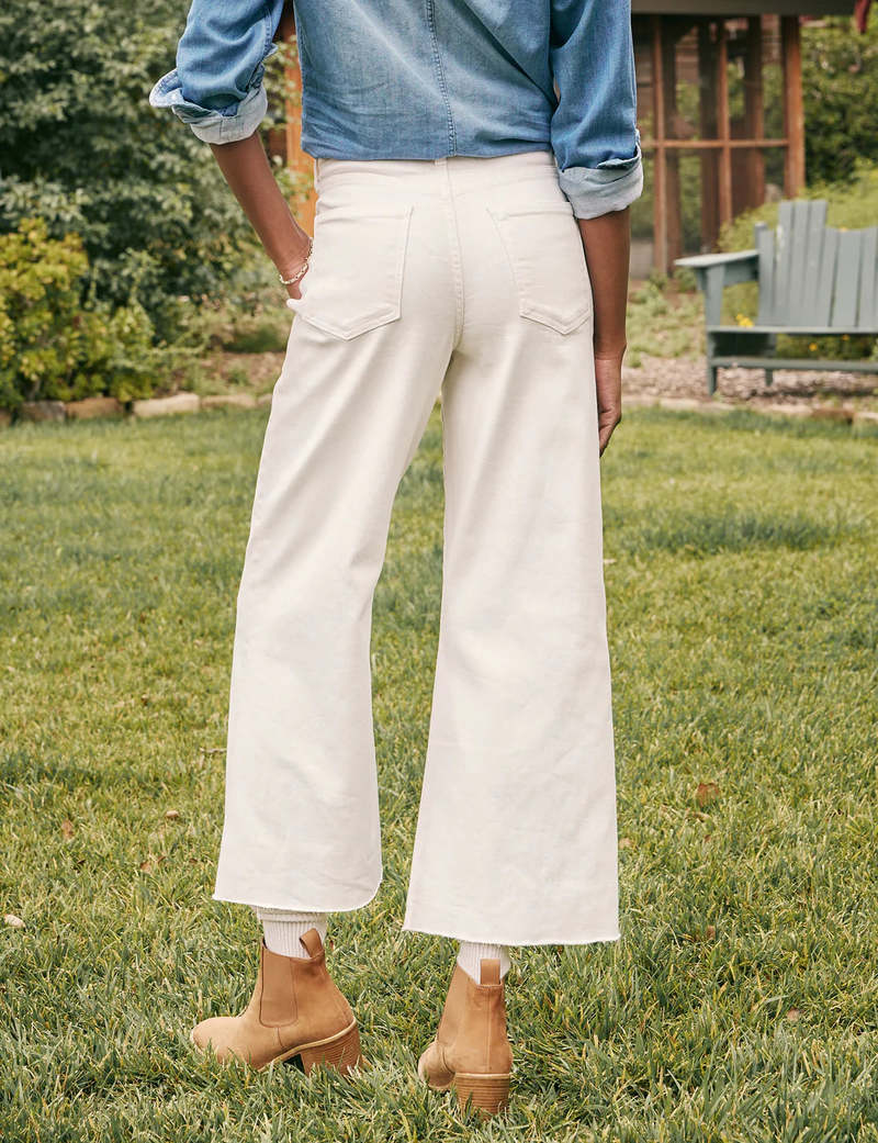 Frank & Eileen Galway Wide-Leg Jeans