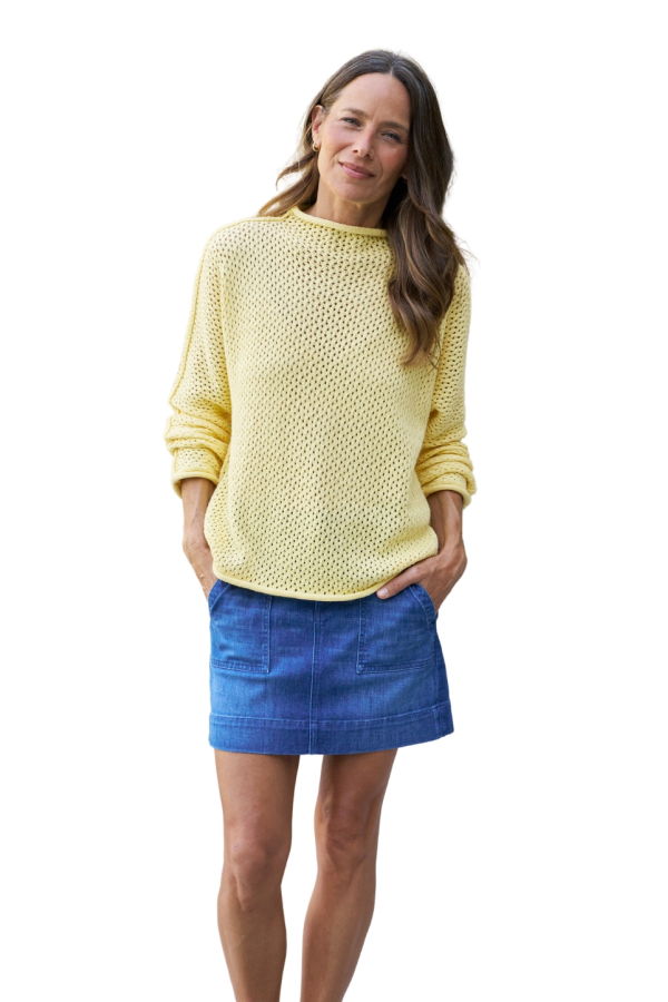 Frank & Eileen Monterey Pointelle Sweater