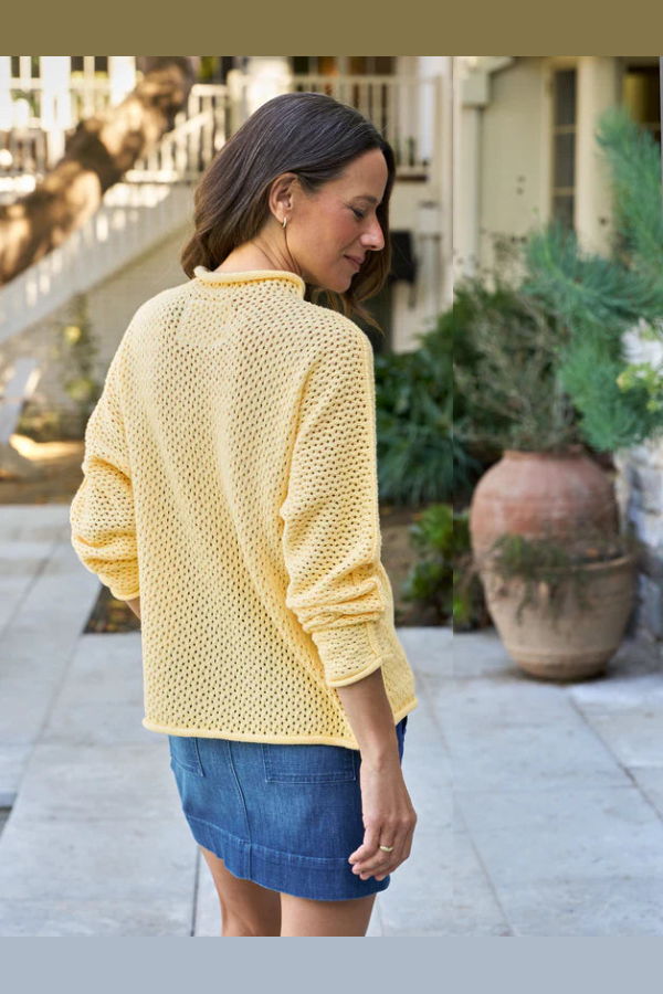 Frank & Eileen Monterey Pointelle Sweater