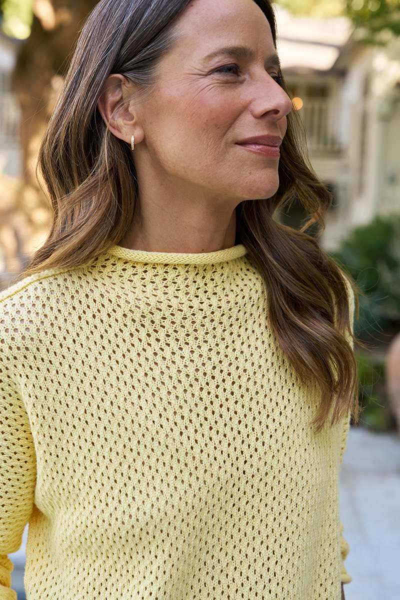 Frank & Eileen Monterey Pointelle Sweater