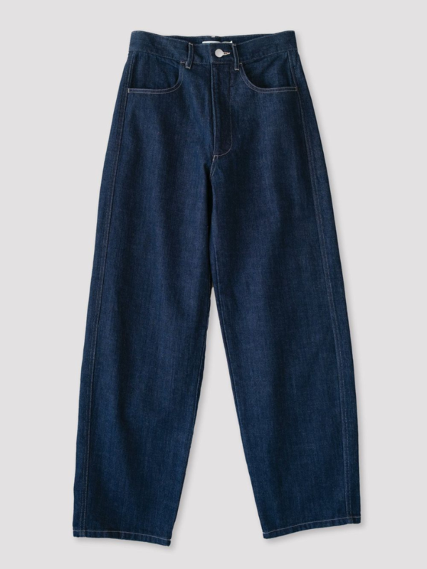 Micaela Greg Dark Indigo Panel Jean
