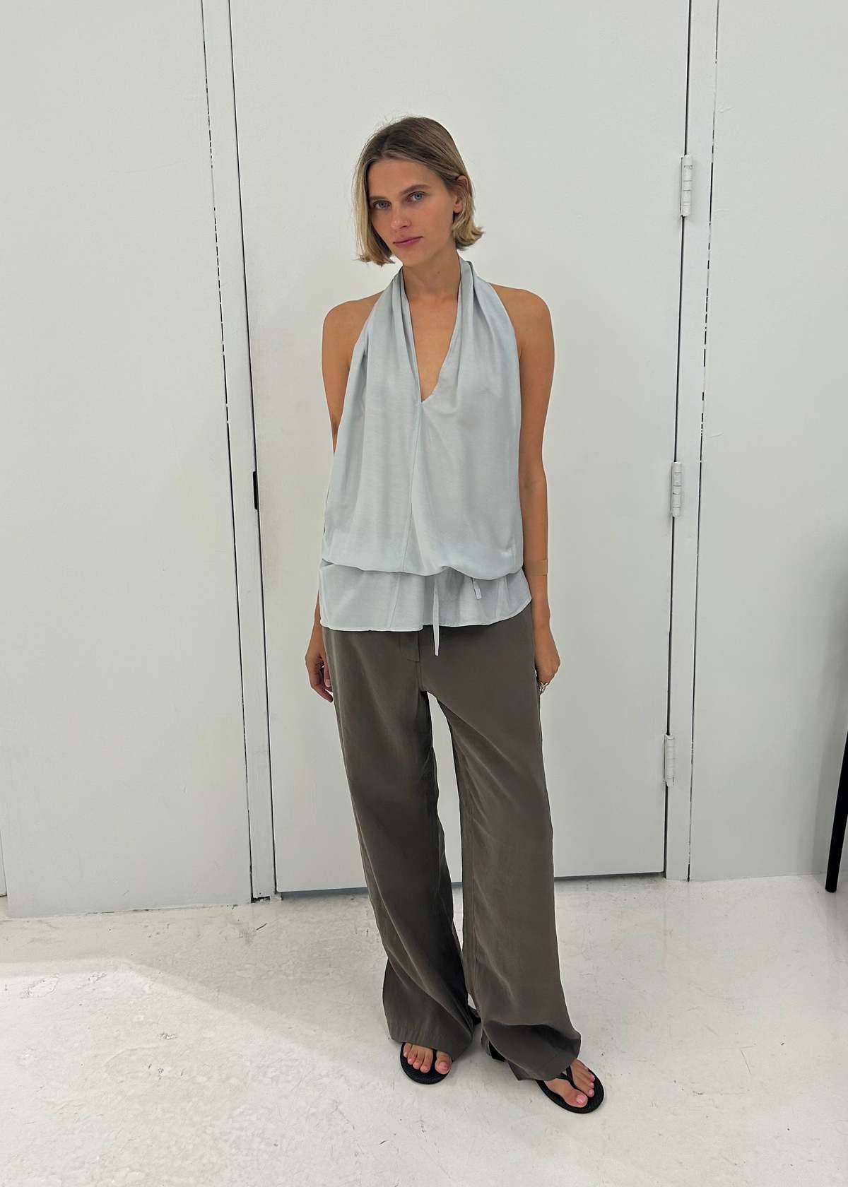 BELLE ANNA Spiral Halter Top - Image 1 of 5