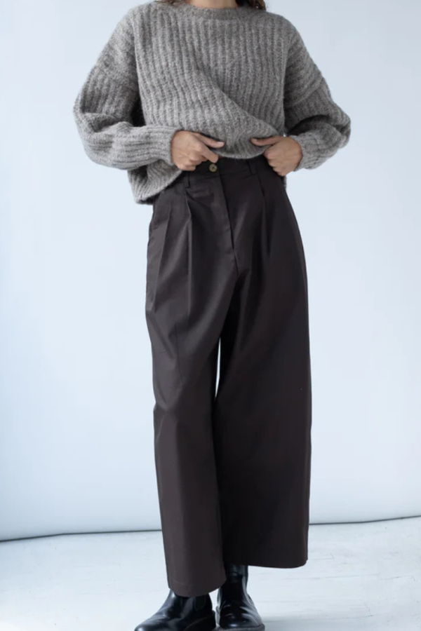 Shaina Mote Boy Trouser - Chocolate