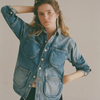 Shaina Mote Work Shirt Jacket - Vintage Indigo - Thumbnail 1