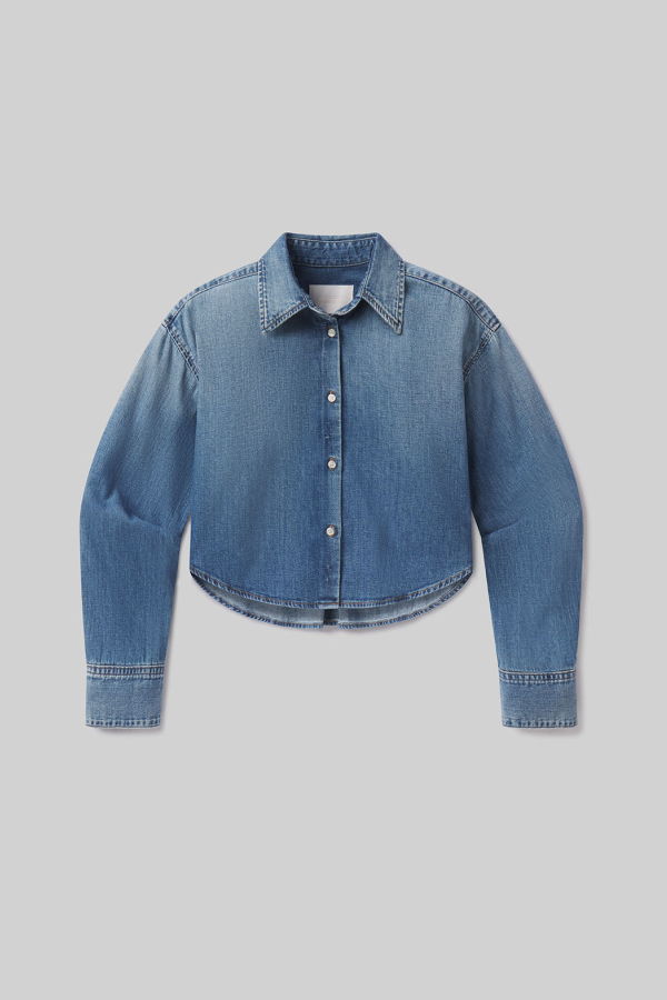 Citizens of Humanity Ana Cropped Shirt - Somerset