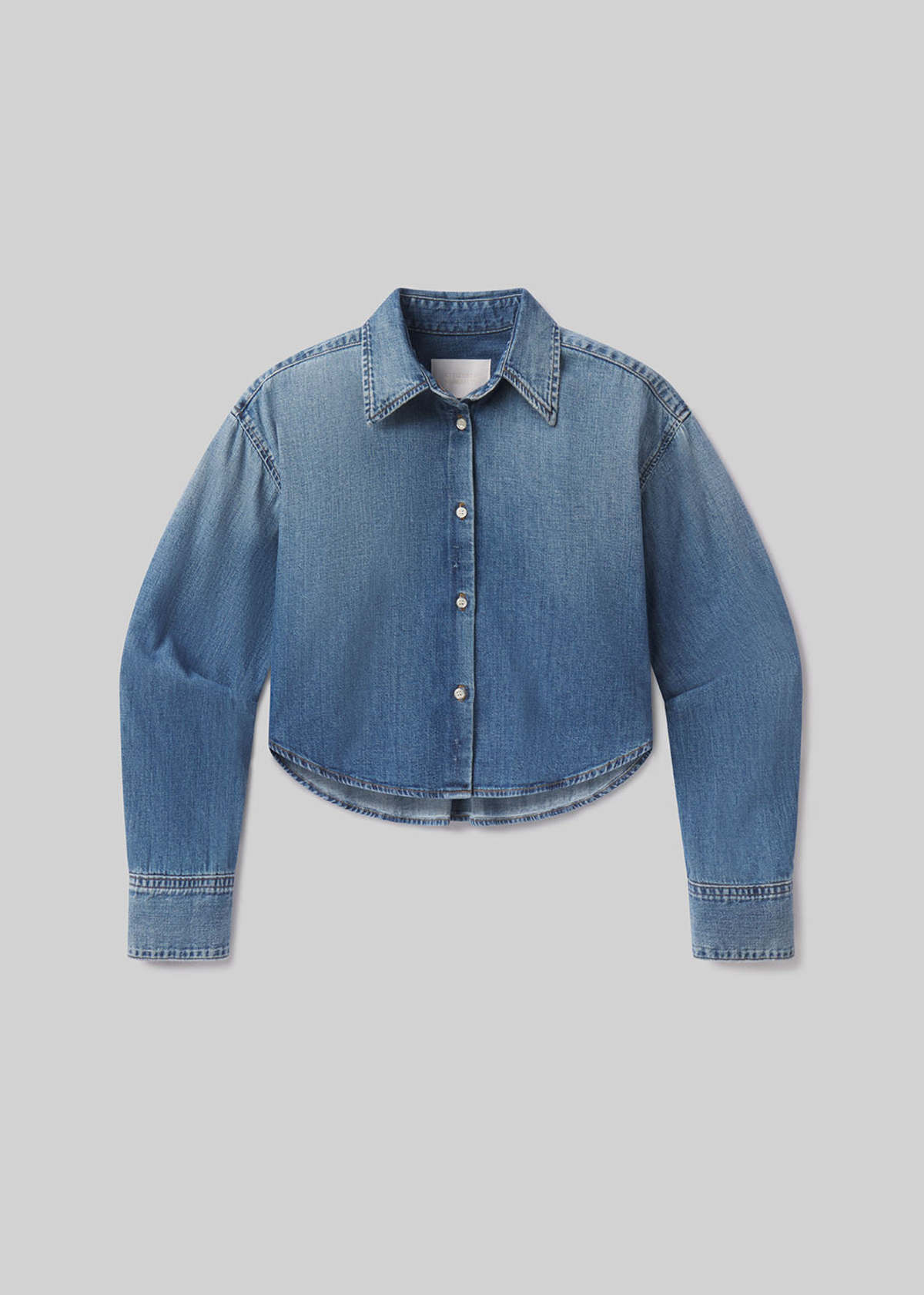 Citizens of Humanity Ana Cropped Shirt - Somerset - Image 1 of 4