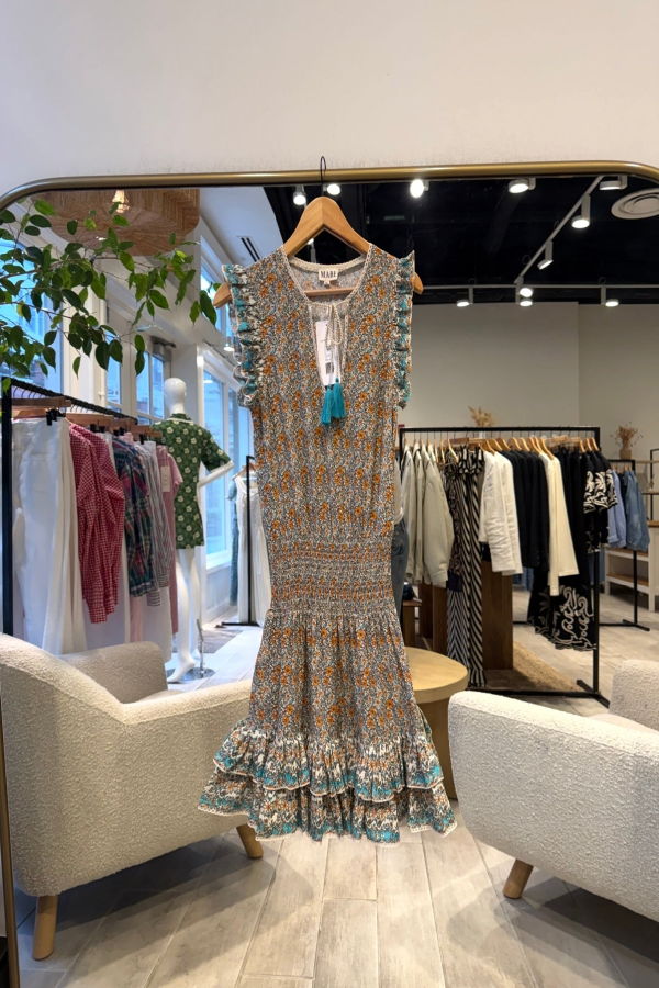 M.A.B.E Jaci Print Dress - Multi