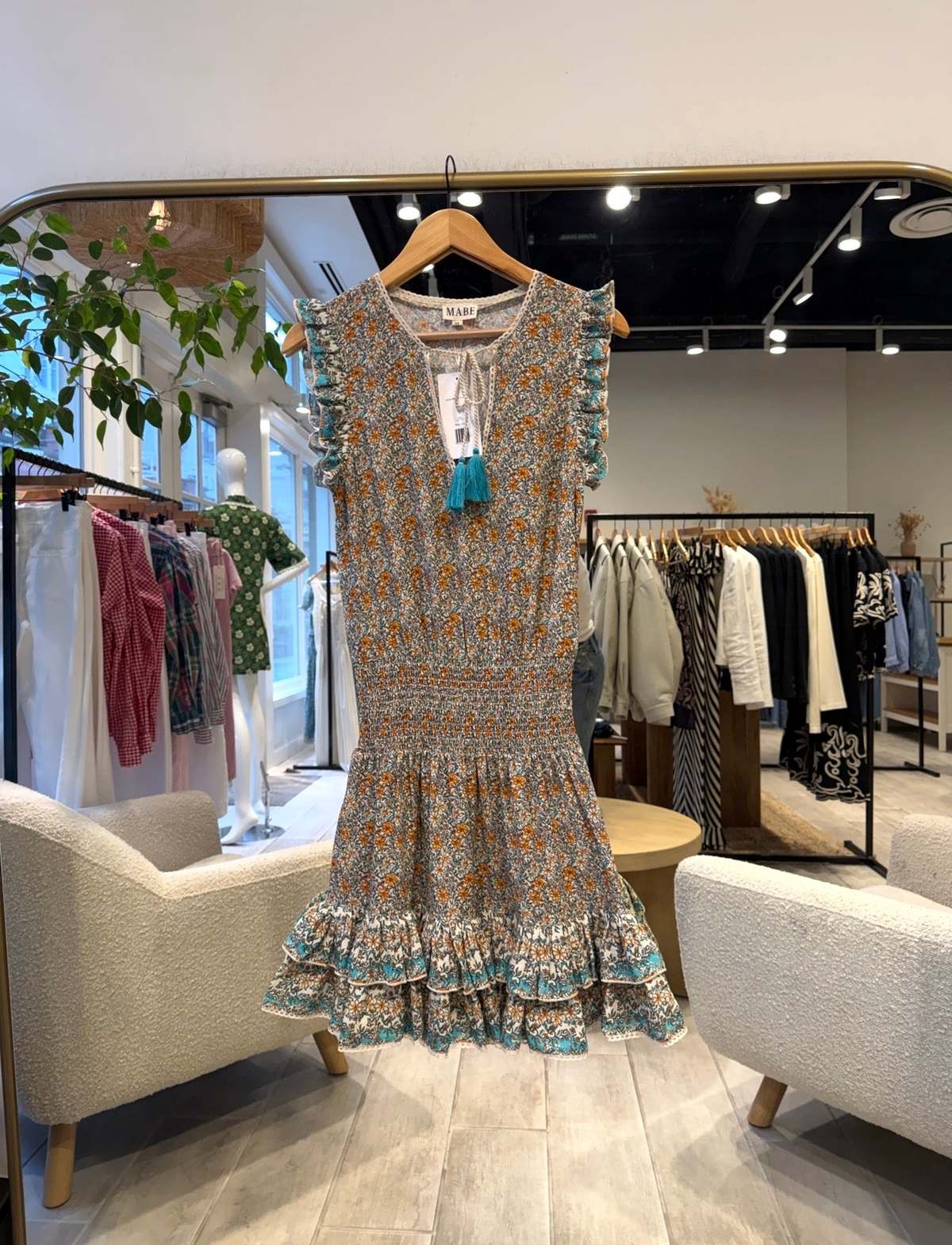 M.A.B.E Jaci Print Dress - Multi - Image 2 of 3