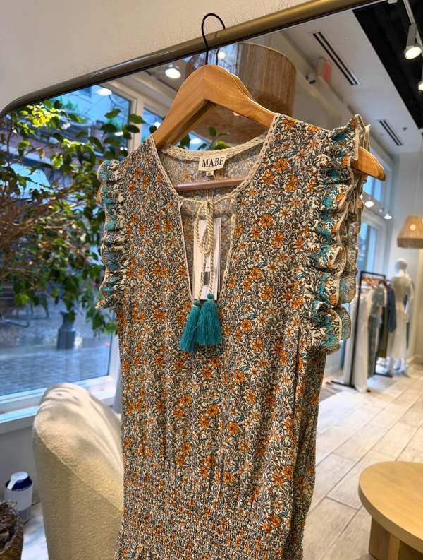 M.A.B.E Jaci Print Dress - Multi