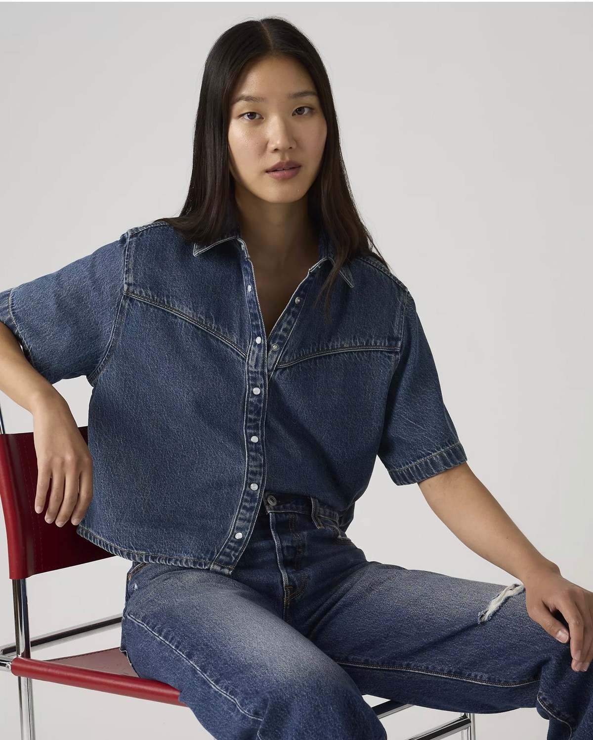 Levi's Logan Denim Shirt - Tinted Times - Image 2 of 5