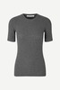 Samsøe Samsøe Saalexo Tee - Gray - Thumbnail 1