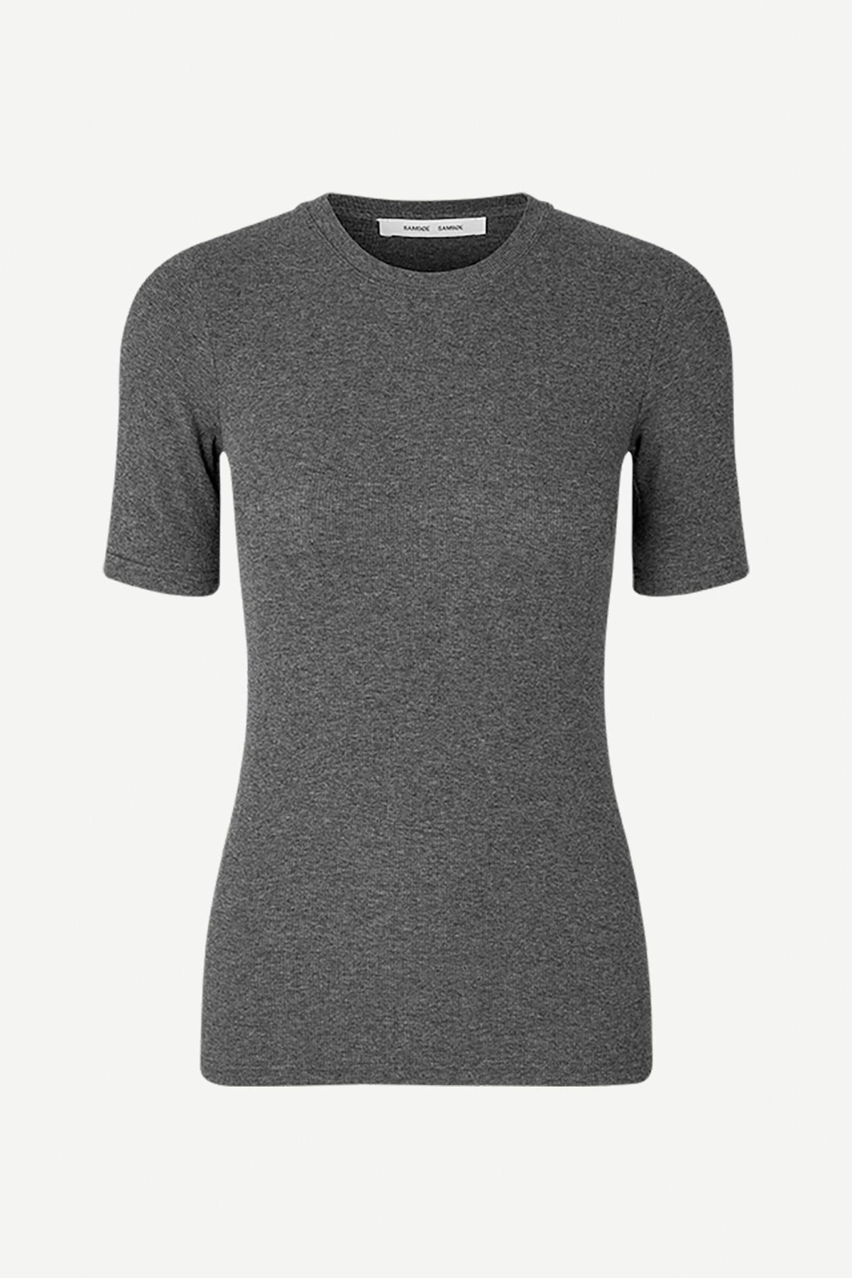Samsøe Samsøe Saalexo Tee - Gray - Image 1 of 5