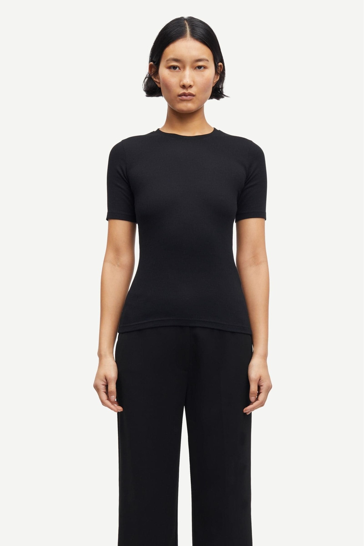 Samsøe Samsøe Saalexo Tee - Black - Image 2 of 5