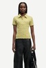 Samsøe Samsøe Sadaisy Polo Top - Sage Green - Thumbnail 2
