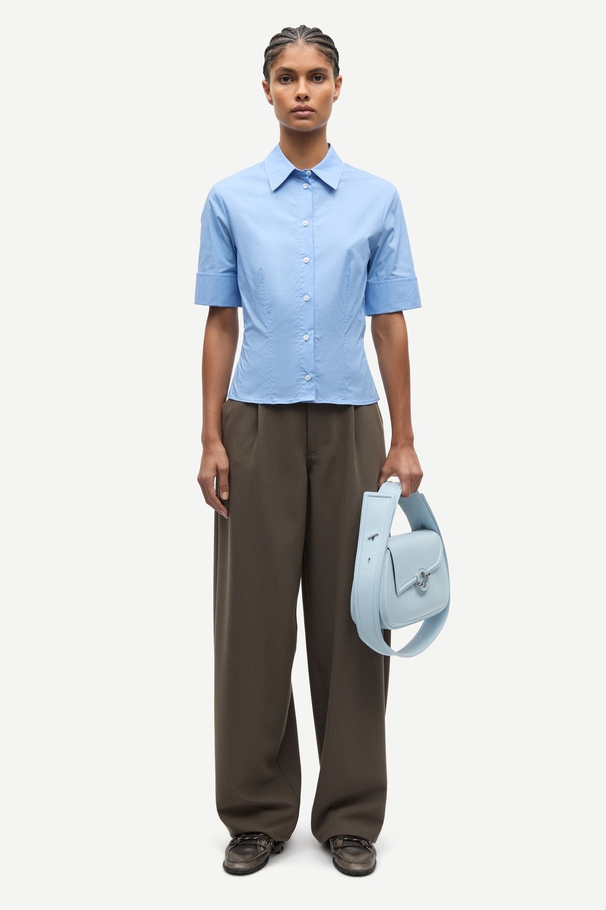 Samsøe Samsøe Sasky Shirt - Blue - Image 2 of 5