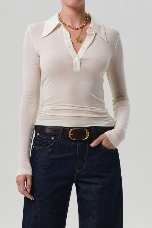 Citizens of Humanity Shaea Polo Top - Pashmina