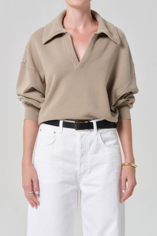 Citizens of Humanity Trapeze Pullover Sweatshirt - Catalina