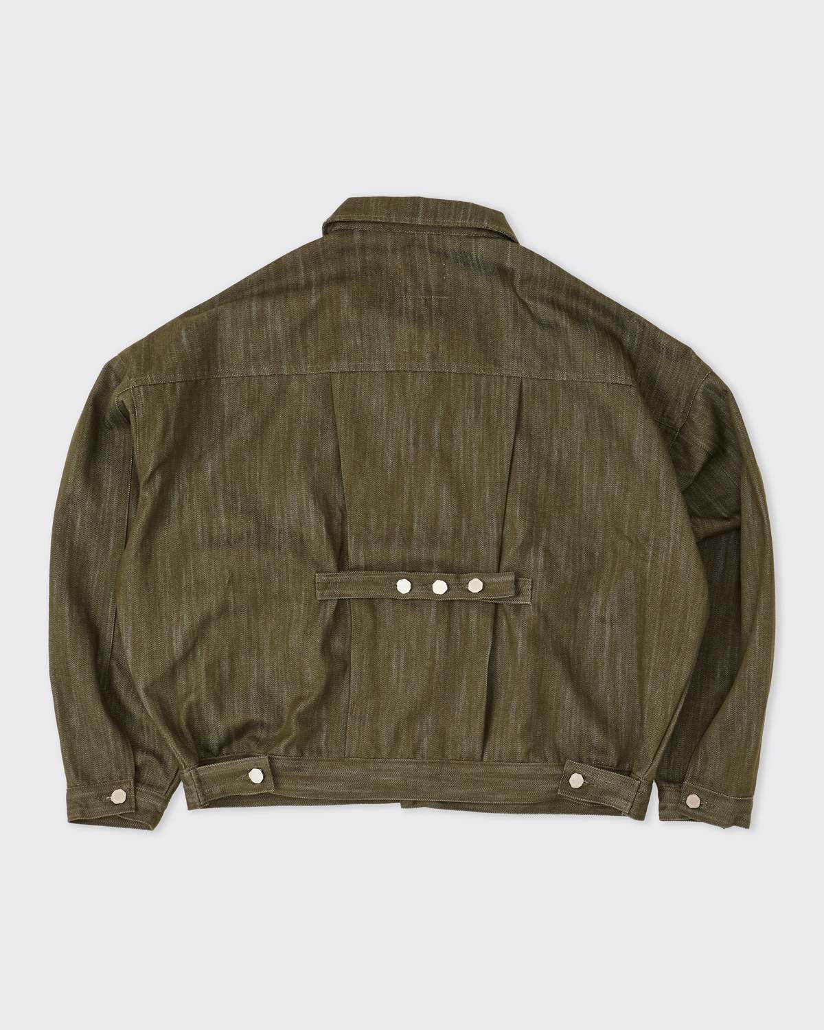 ESTUDIO NIKSEN Back Strap Pleated Trucker Jacket - Image 2 of 3