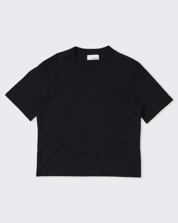 Sage Nation Cross Stitch T-Shirt - Black