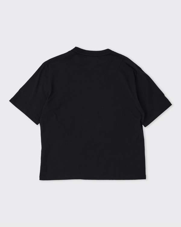 Sage Nation Cross Stitch T-Shirt - Black