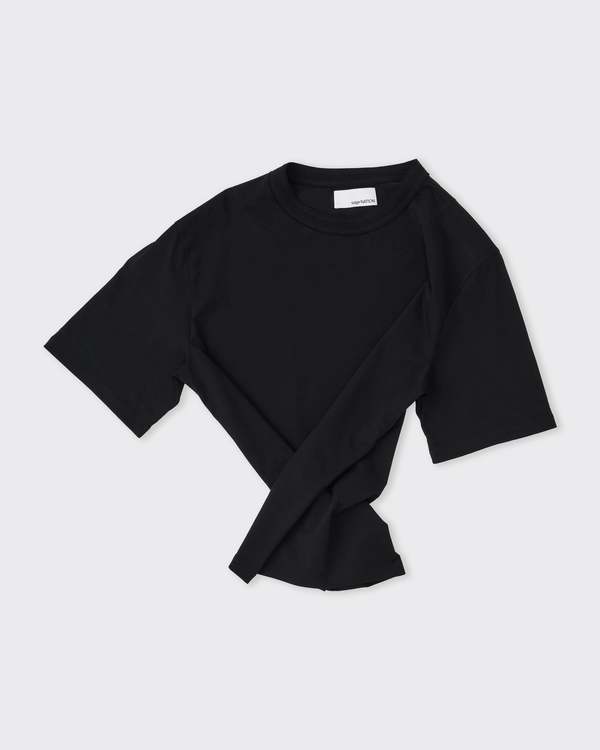 Sage Nation Cross Stitch T-Shirt - Black