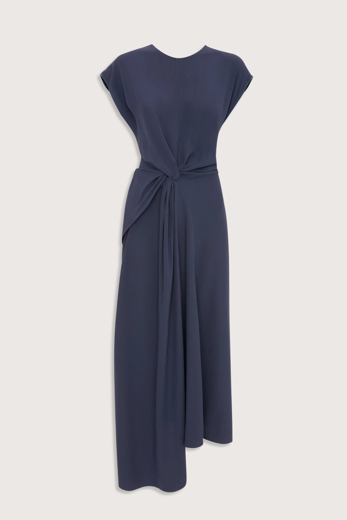Victoria Beckham Aria Twist Waist Dress - Eclipse - Image 1 of 4