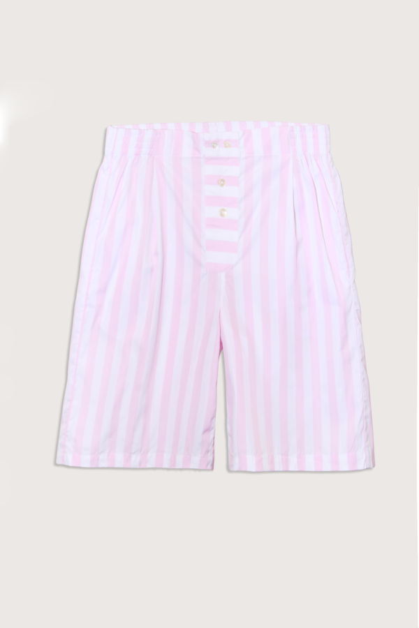 SEBLINE Boxer Shorts - Pale Pink/White