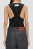 Victoria Beckham Split Tank Top - Black - Thumbnail 3