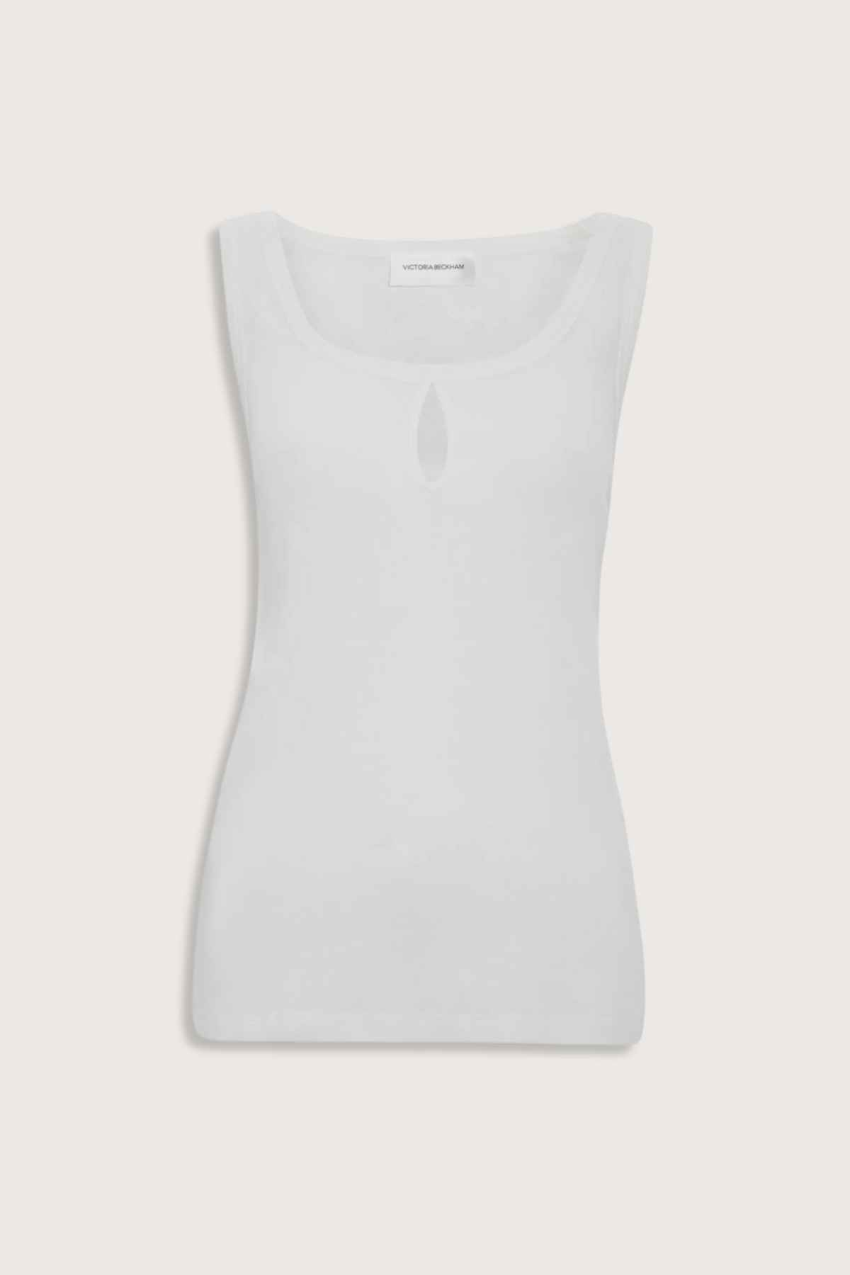 Victoria Beckham Split Tank Top - White - Image 1 of 4