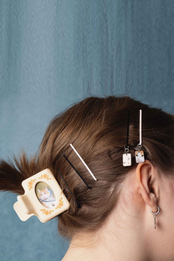 Chunks Vintage Frame Midi Box Hair Claw