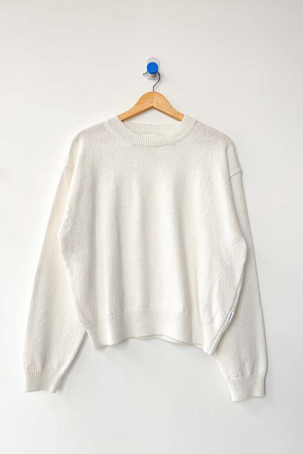 Le Bon Shoppe Milo Cotton Sweater - Clean White Le Bon Shoppe Milo Cotton Sweater - Clean White