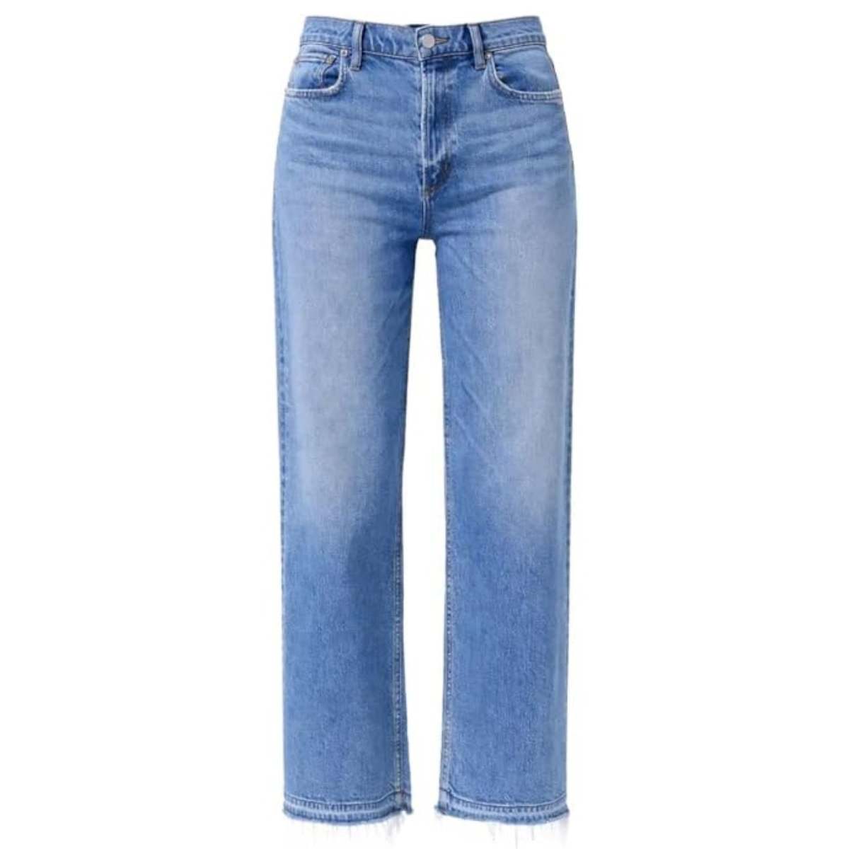 AGOLDE Ren High-Rise Wide Leg Stretch Jeans - Measure - Image 1 of 2