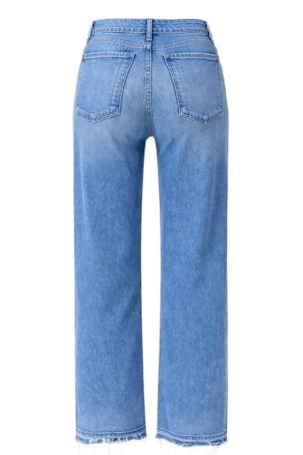 AGOLDE Ren High-Rise Wide Leg Stretch Jeans - Measure