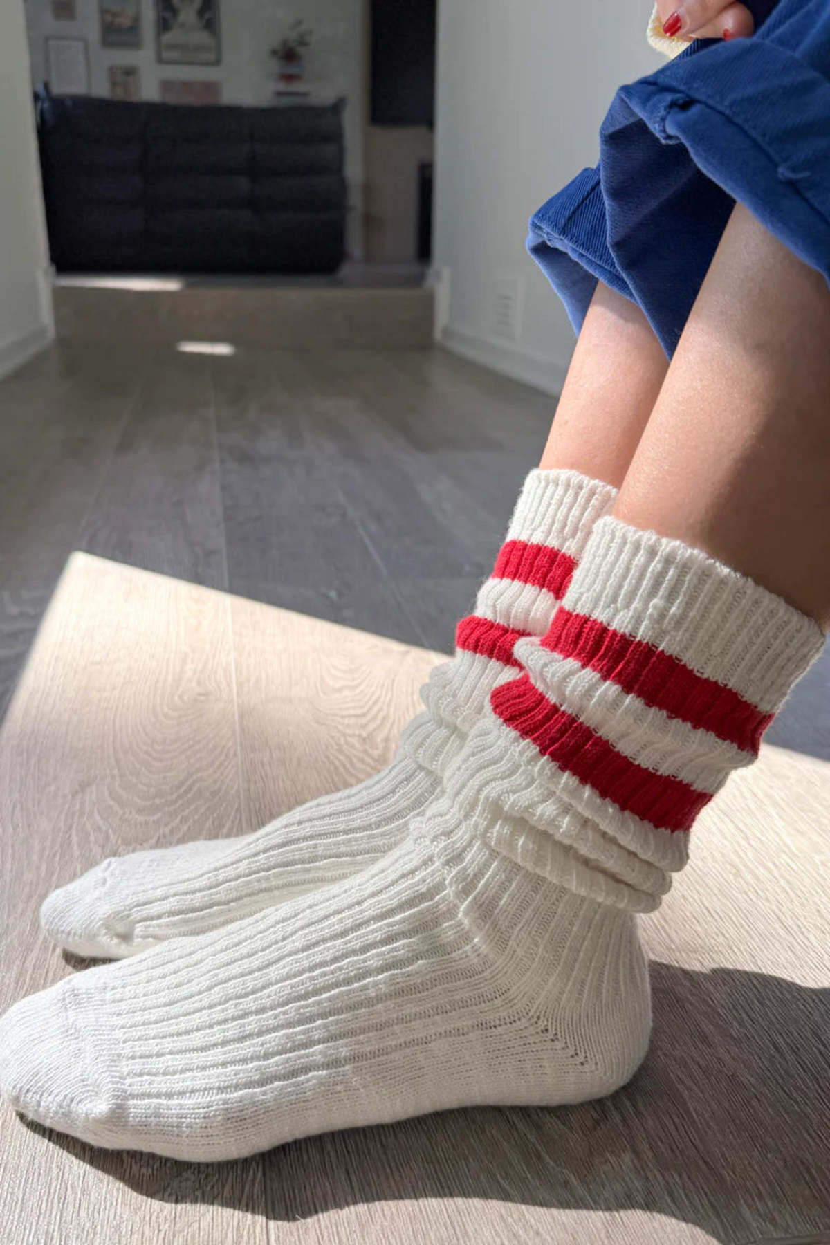 Le Bon Shoppe Cottage Varsity Socks - Image 1 of 3