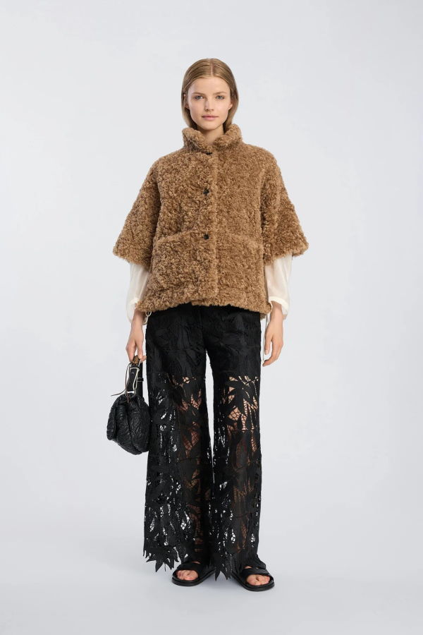 Munthe Beline Cropped-Sleeve Jacket