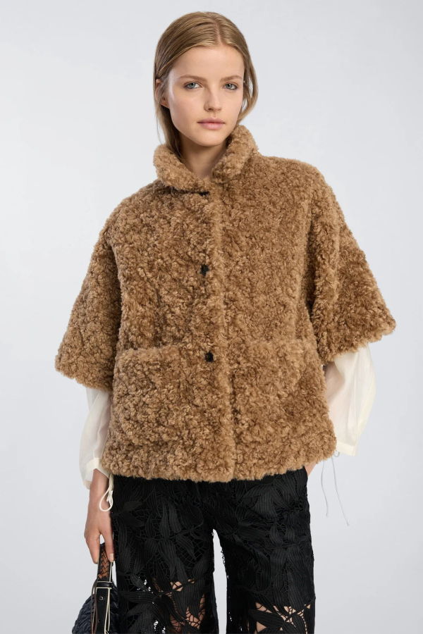 Munthe Beline Cropped-Sleeve Jacket