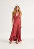 Loup Charmant Lucia Gown in Soft Washed Silk Dress - Desert Rose - Thumbnail 1