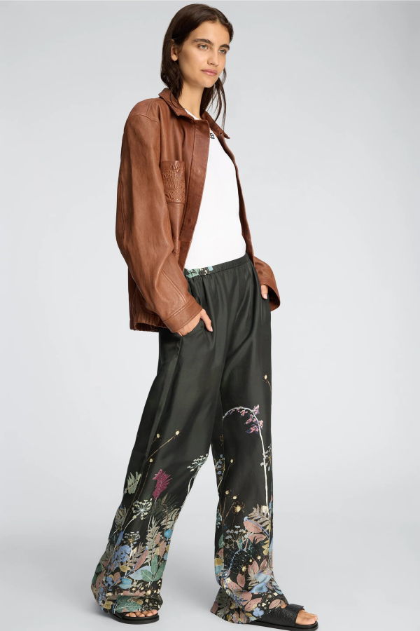 Munthe Fabert Floral-Print Trousers