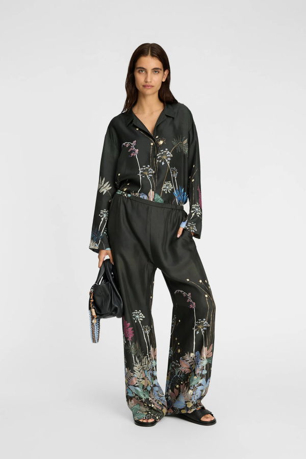 Munthe Fabert Floral-Print Trousers