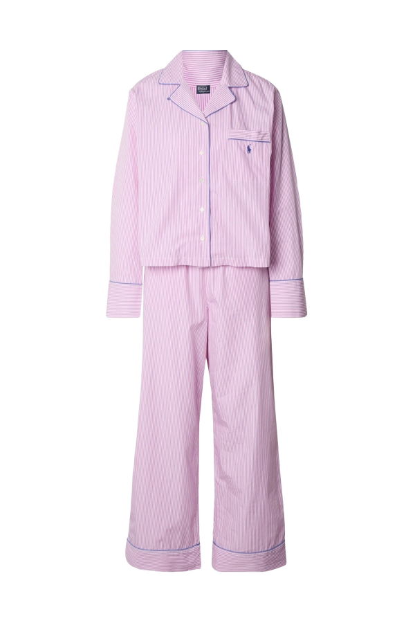 Polo Ralph Lauren Long Sleeve Pajama Set - Violet Meadow