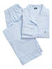 Polo Ralph Lauren Long Sleeve Shirting Stripes Pajama Set - White Cloud - Thumbnail 1