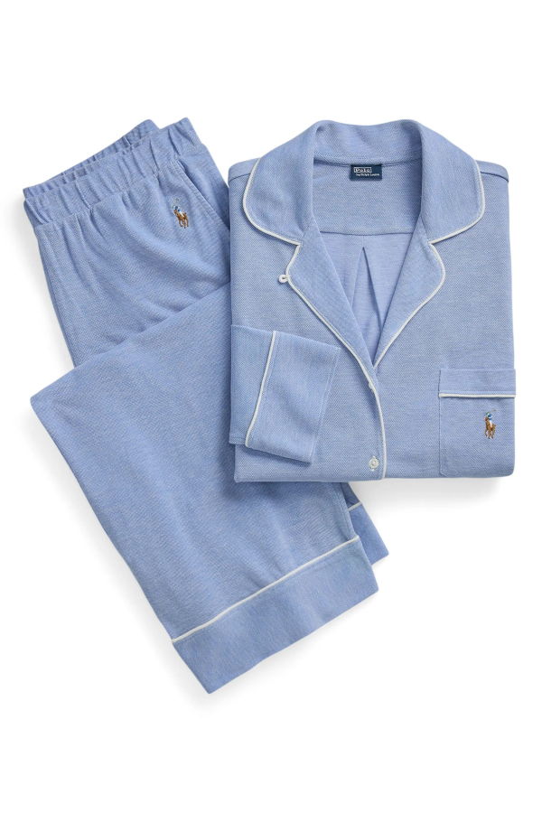 Polo Ralph Lauren Madison Knit Oxford Pajama Set - Ultramarine