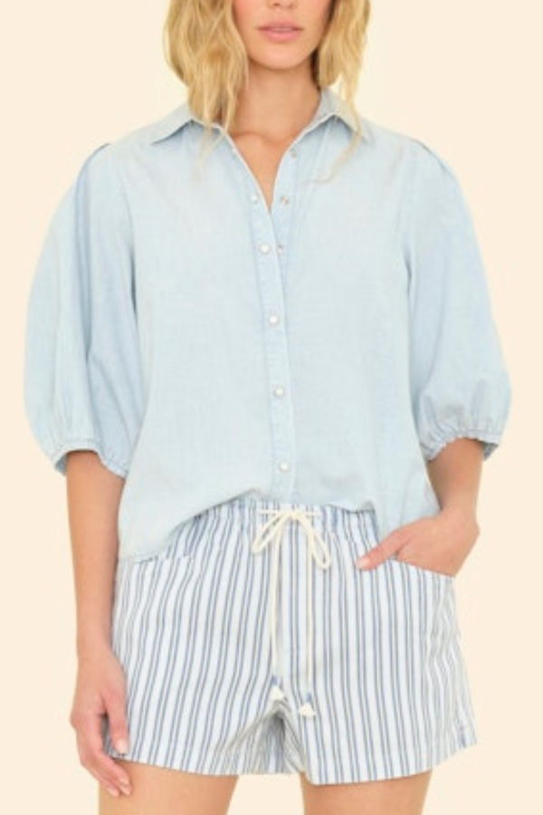 Xirena Audrey Shirt - Air Blue