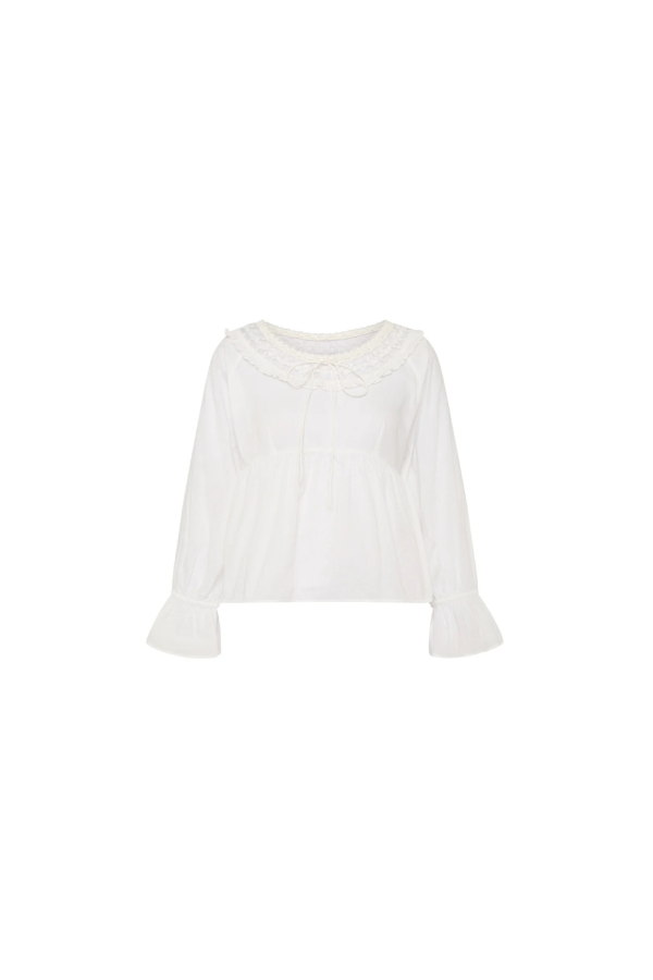 Posse Danielle Blouse - Vintage White
